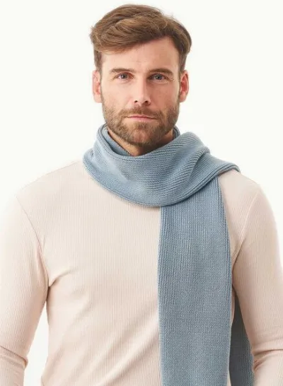 ORGANICATION ORGANICATION Unisex Strickschal aus Bio-Baumwolle