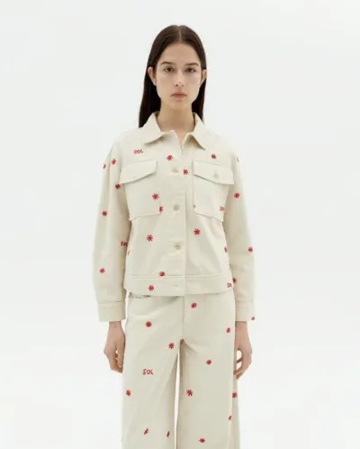 thinking mu thinking mu Frans - Damen Jacke aus Bio-Baumwolle