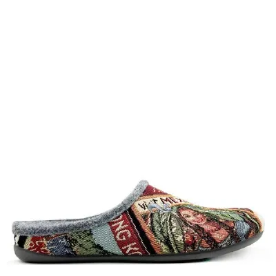 thies Veganer thies ® Eco World Travel Slipper aus gewebtem Textil