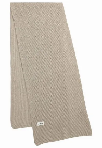 MELA MELA Rippstrick Schal Style NAGNA aus 100% Bio-Baumwolle