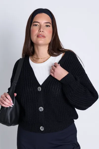 JAN N JUNE JAN 'N JUNE Damen vegan Strickjacke Lena