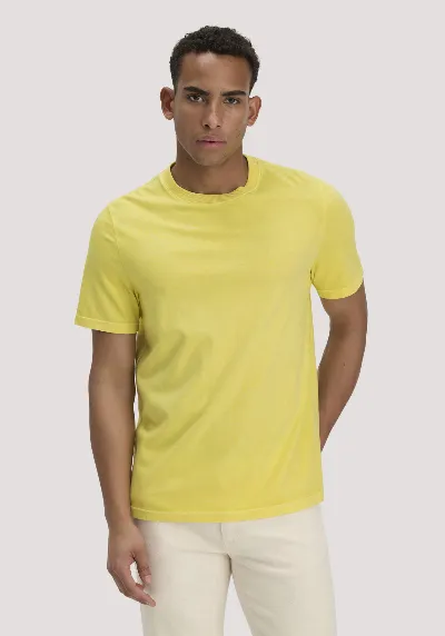hessnatur hessnatur Herren Heavy Jersey Shirt Relaxed aus Bio-Baumwolle - gelb
