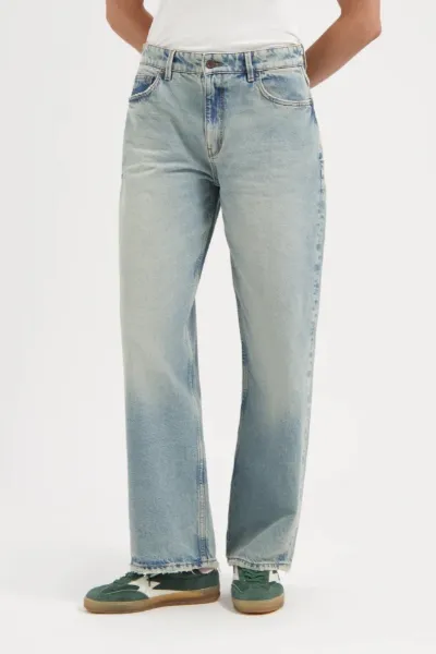 Kuyichi Kuyichi Damen vegan Jeans Lucy Loose Vintage Blue