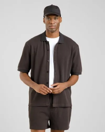 Dedicated DEDICATED Herren Shirt aus Bio-Baumwolle - Falkvik Waffle