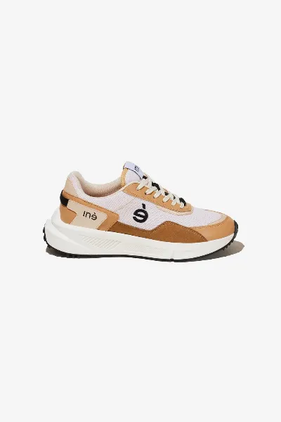 Iné Iné Herren vegan Sneaker Vibes Beige Und Schwarz