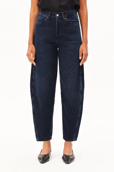 ARMEDANGELS Jeans Baarly High Waist Barrel Fluid Ink