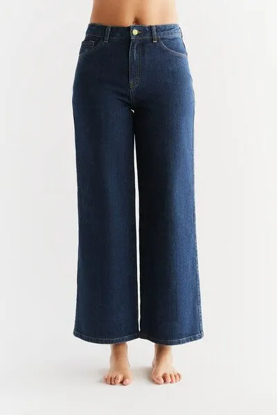 Evermind Evermind W's Wide Leg Jeans-WE1009