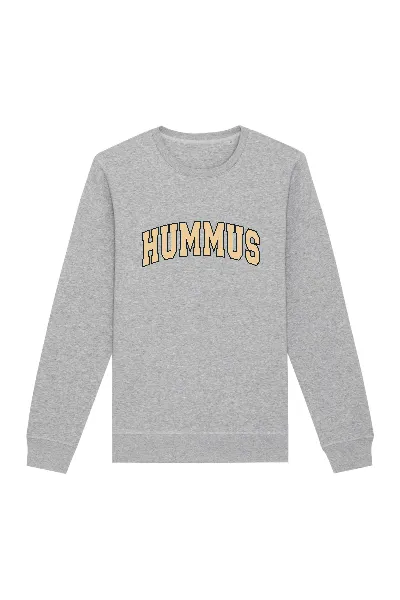 Oat Milk Club Oat Milk Club Damen vegan Sweatshirt Hummus Grau