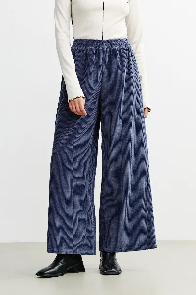 Rotholz Rotholz Damen vegan Hose Aus Cord Ausgestellt Asch