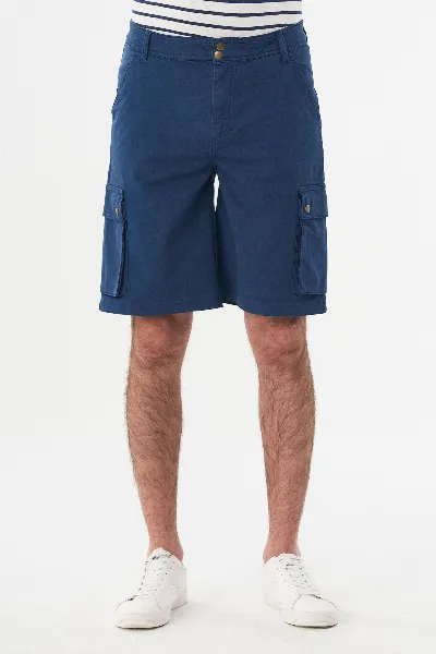 ORGANICATION ORGANICATION Herren vegan Cargo-Shorts Navy