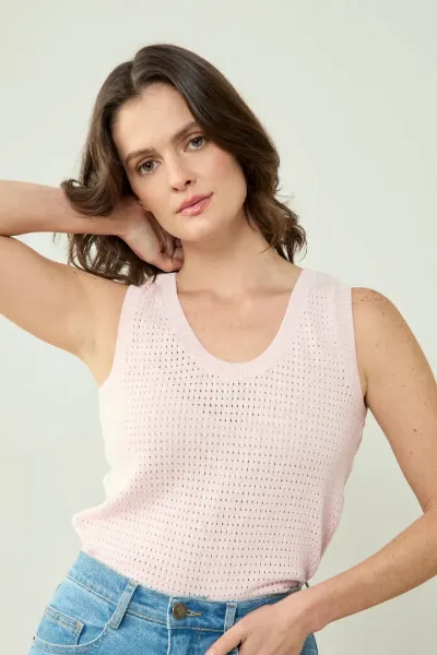 Clotsy Clotsy Damen vegan Oberteil Arantxa Rosa