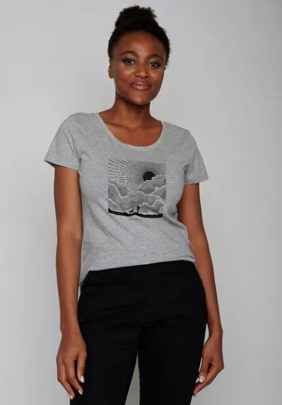GreenBomb GREENBOMB Nature Buddies Loves - Lässiges T-Shirt aus Bio-Baumwolle / hochwertiger Print / GOTS / Fair & Vegan