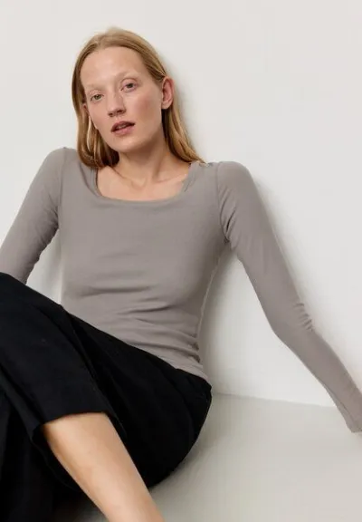 recolution Damen Rib Longsleeve aus LENZING Modal Mix - SENNA - recolution