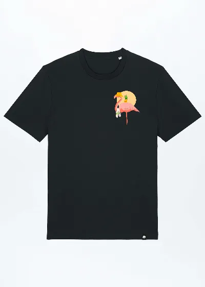 GREEN SHIRTS Flamingo Summer Basic T-Shirt aus Bio Baumwolle