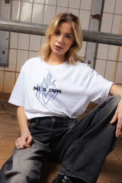 Kintobe Kintobe Damen vegan T-Shirt Atlas Boxy Fit