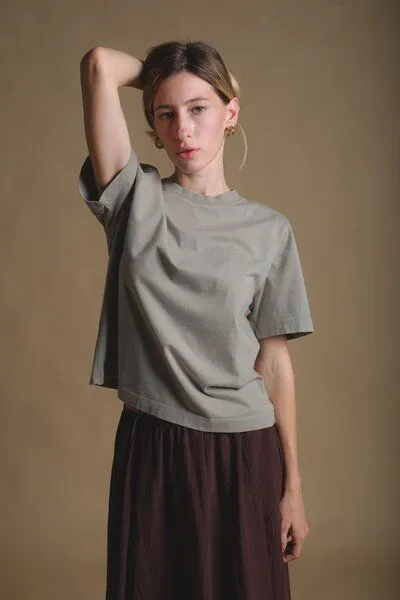 Trendsplant Trendsplant Women's Essential Garment T-Shirt Dried Sage