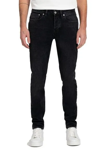 Kuyichi KUYICHI Herren Jeans Jim Regular Slim Vintage Black Bio-Baumwolle/rec. Baumwolle