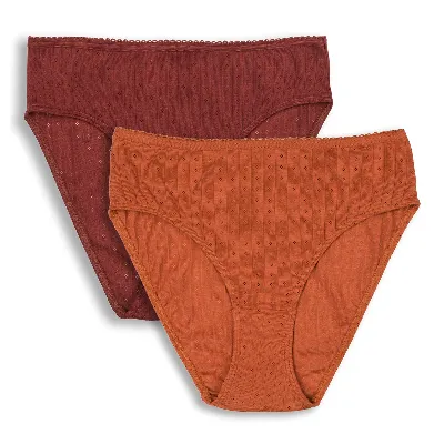 Living Crafts LIVING CRAFTS - Damen Slip, 2er-Pack - Rot