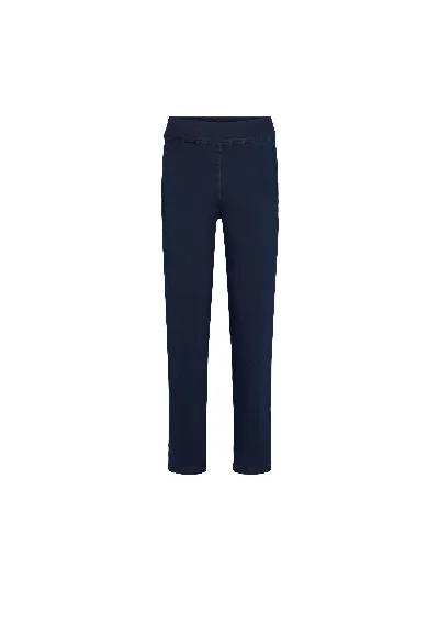 LAURIE LAURIE Damen vegan Hose Serene Regular Xsl Dark Blue Denim