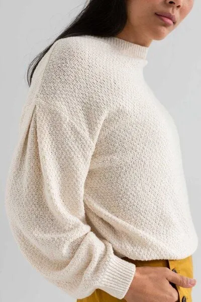 TWOTHIRDS TWOTHIRDS Pullover Llombards – leichter Strick mit Ballonärmeln