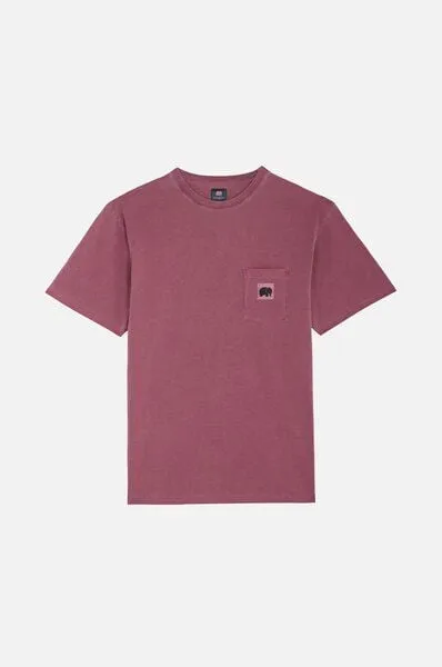Trendsplant Trendsplant Garza Pigment Dyed T-Shirt Garnacha Red