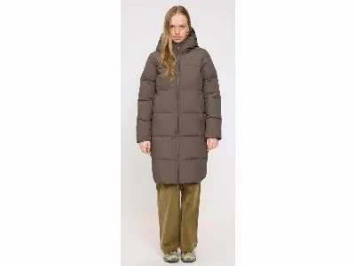 MAZINE MAZINE Damen-Steppmantel 'Basic Puffer' mit 2-Wege-Reißverschluss, olive brown,