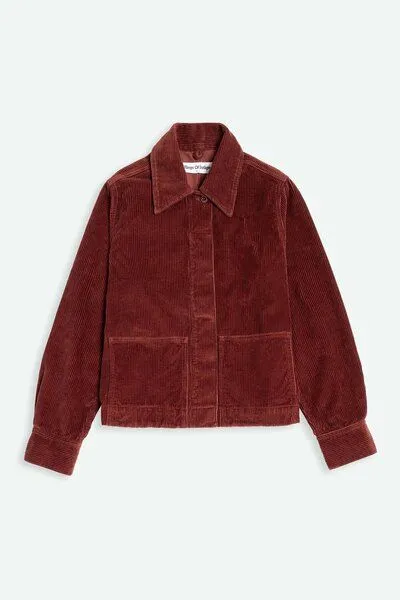 Kings Of Indigo Damen Worker-Jacket OTA CORD aus Bio-Baumwolle von Kings of Indigo
