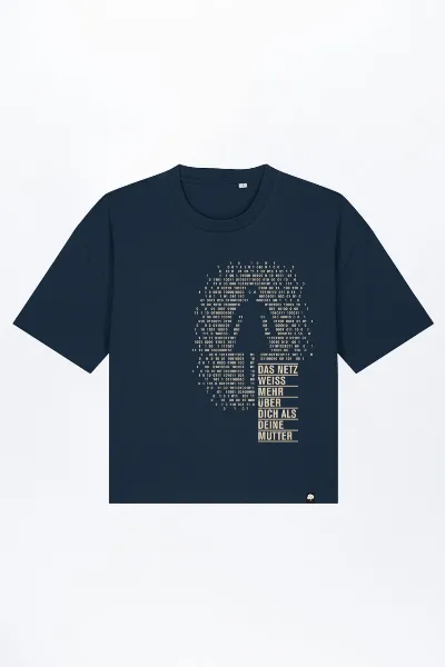 GREEN SHIRTS Deine Mutter Boxy Fit T-Shirt für Frauen