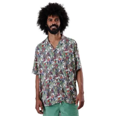 Brava Fabrics Brava Fabrics Kurzarm-Hemd Helios Aloha