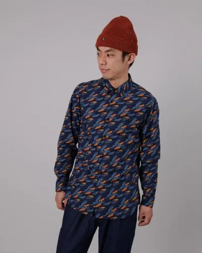 Brava Fabrics Brava Fabrics Ucon Palma Regular Shirt Navy