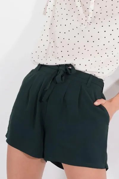 Zerum Zerum Damen vegan Shorts Lilly Waldgrün