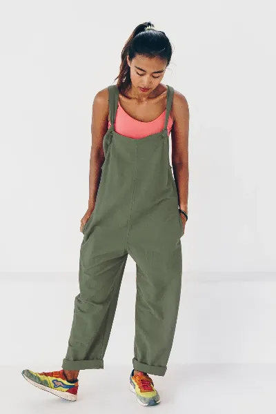 The Driftwood Tales The Driftwood Tales Damen vegan Jumpsuit Salbei