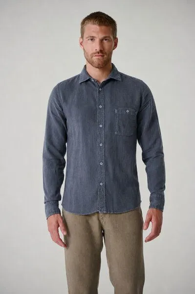 HempAge HempAge Schmales Langarmhemd 100% Hanf