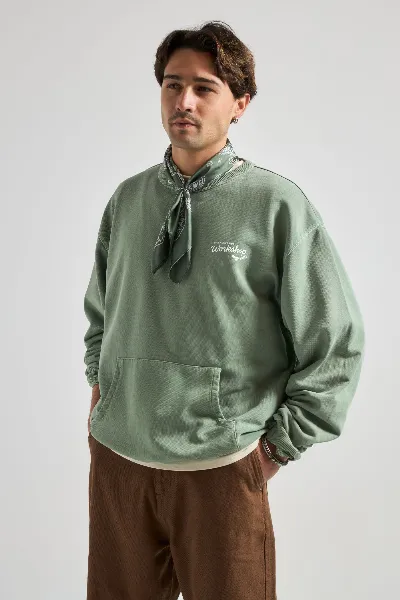 Trendsplant Trendsplant Herren vegan Pullover The Garage Hecke Grün