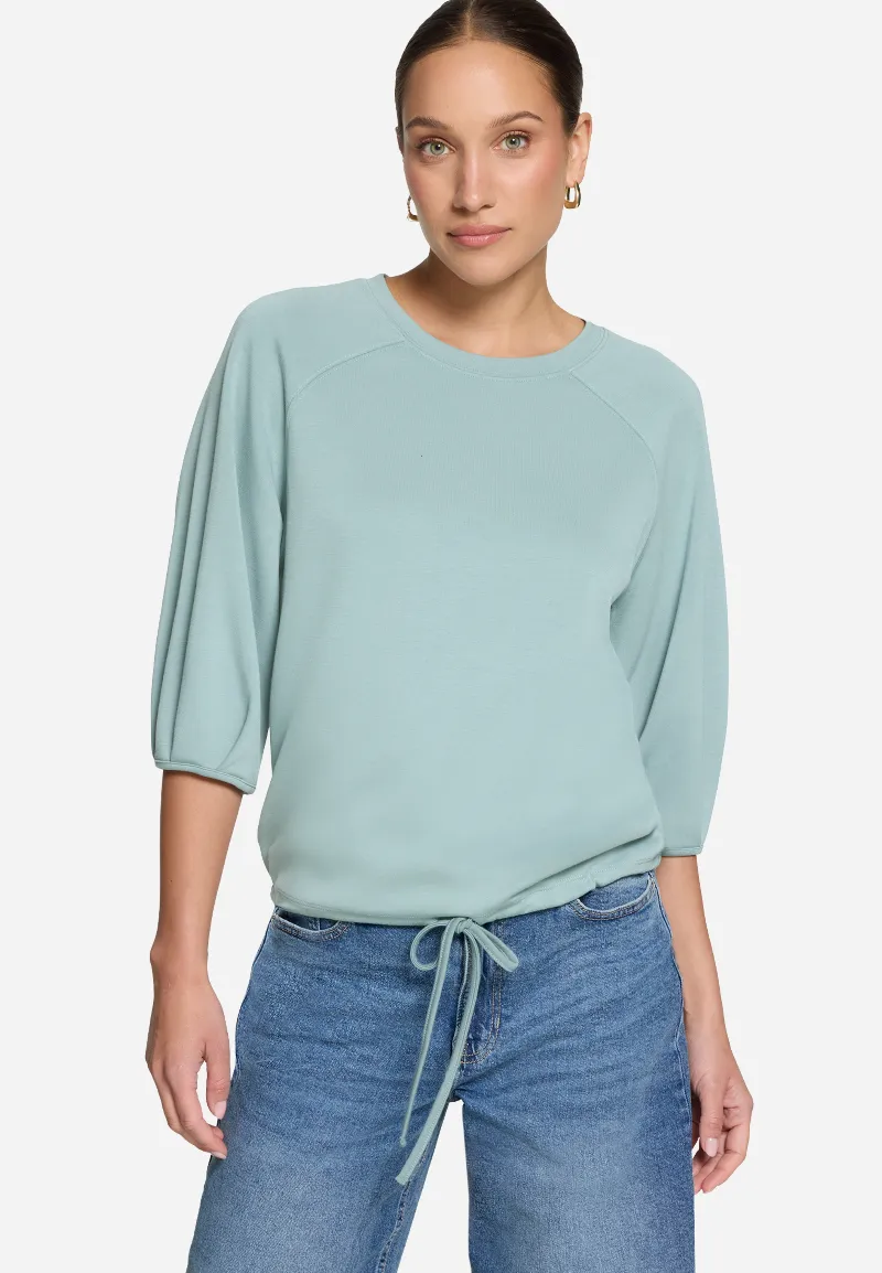 zero Sweatshirt mit Tunnelzug