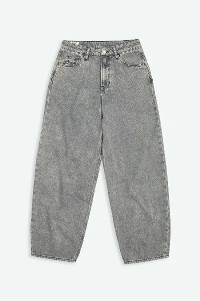 Kings Of Indigo Kings of Indigo Damen vegan Jeans Leila Well Grey Mid Marble