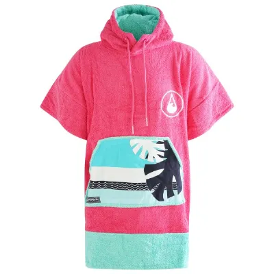 Wave Hawaii Wave Hawaii - Poncho Pink Wave Cv - Surf Poncho