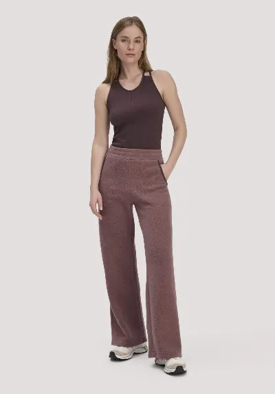 hessnatur hessnatur Loungewear Fleece Hose Relaxed ACTIVE LIGHT aus Bio-Baumwolle - braun