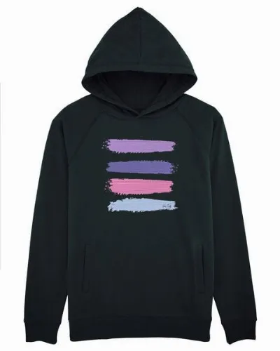 Human Family Human Family Leichter Unisex Hoodie -  Acryl Stripes