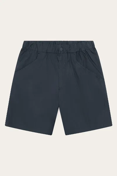 KnowledgeCotton Apparel KnowledgeCotton Apparel Damen vegan Shorts Damen Sky Relaxed Vent Ripstop 90 Black Jet