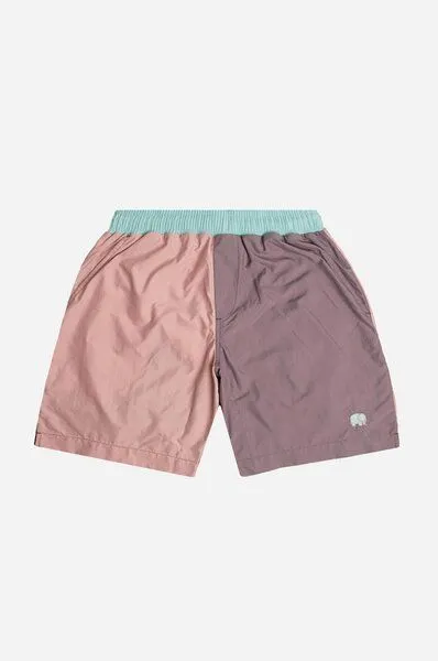 Trendsplant Trendsplant Color Block Q-Nova® Swim Trunks Mauve