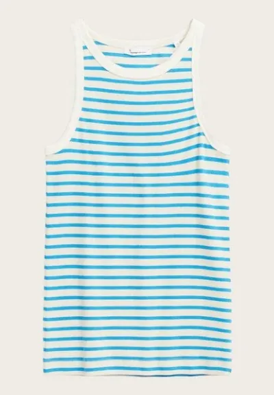 KnowledgeCotton Apparel KnowledgeCotton Apparel Tanktop - Striped racer rib top - aus Bio-Baumwolle