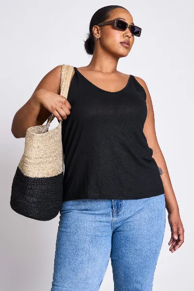JAN N JUNE JAN 'N JUNE Damen vegan Slip Top Triangle