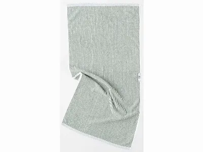 MELA MELA Bio-Handtuch 'TANVI Stripes' 50x100 cm, aus Frottee, herbal green gestreift