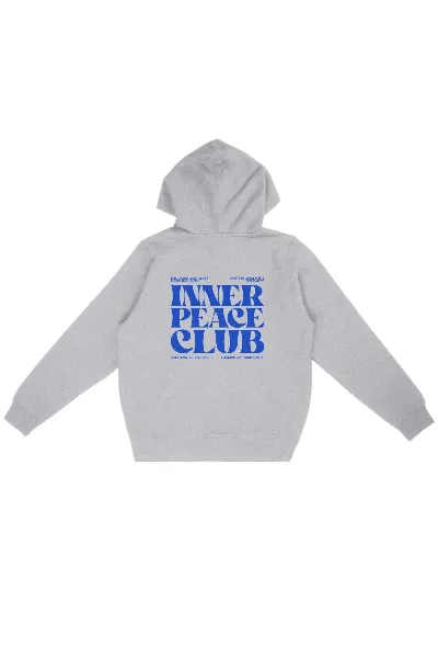 Oat Milk Club Oat Milk Club Damen vegan Hoodie Inner Peace Club Heather Grey