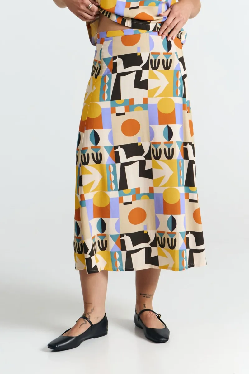 Suite13lab Rock Borneo Print Vibes Orange