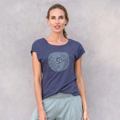 Jaya Jaya OM - Damen - loose cut T-Shirt aus 100% Biobaumwolle