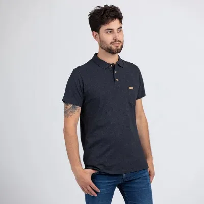 Lexi&Bö Lexi&Bö Poloshirt dark melange Herren