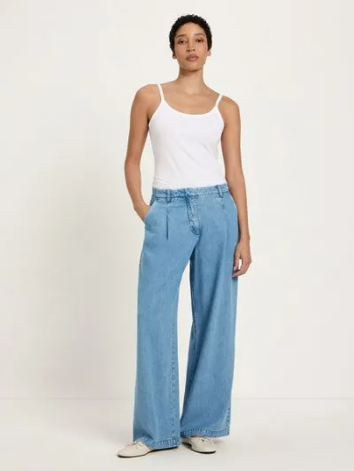 LANIUS LANIUS Jeans mit Bundfalte aus TENCEL