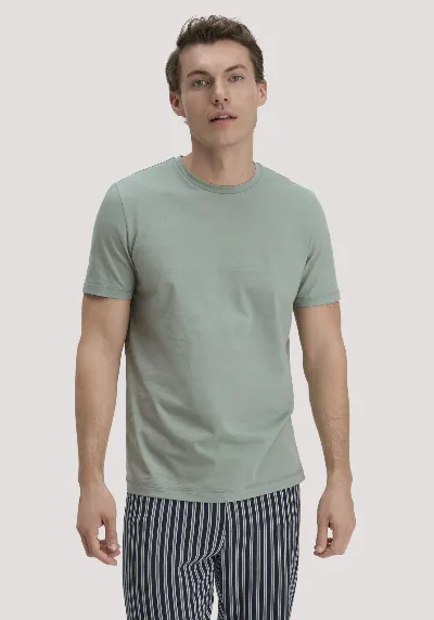 hessnatur hessnatur Herren T-Shirt PURE COTTON aus Bio-Baumwolle - grün